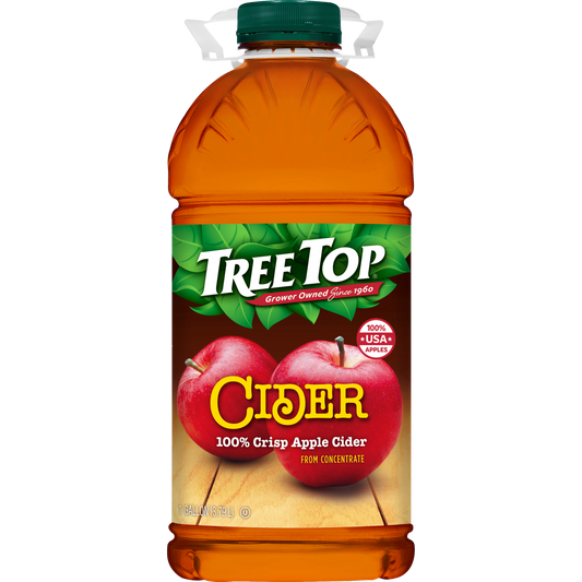 TREE TOP 100% APPLE CIDER 128 OZ