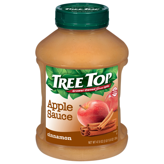 TREE TOP CINNAMON APPLE SAUCE JAR 47.8 OZ