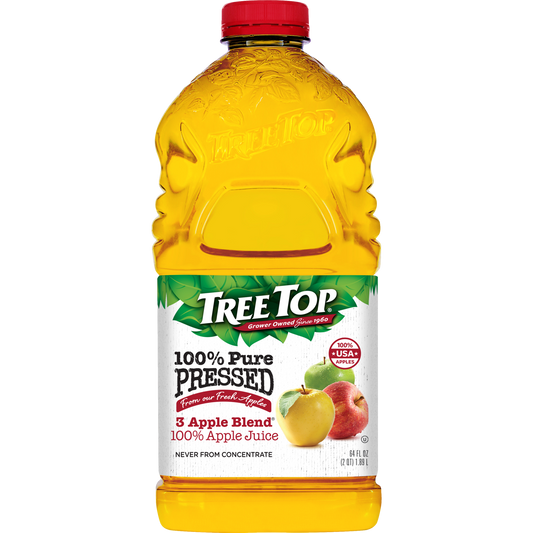 TREE TOP 100% PURE PRESSED 3 APPLE BLEND 64 OZ