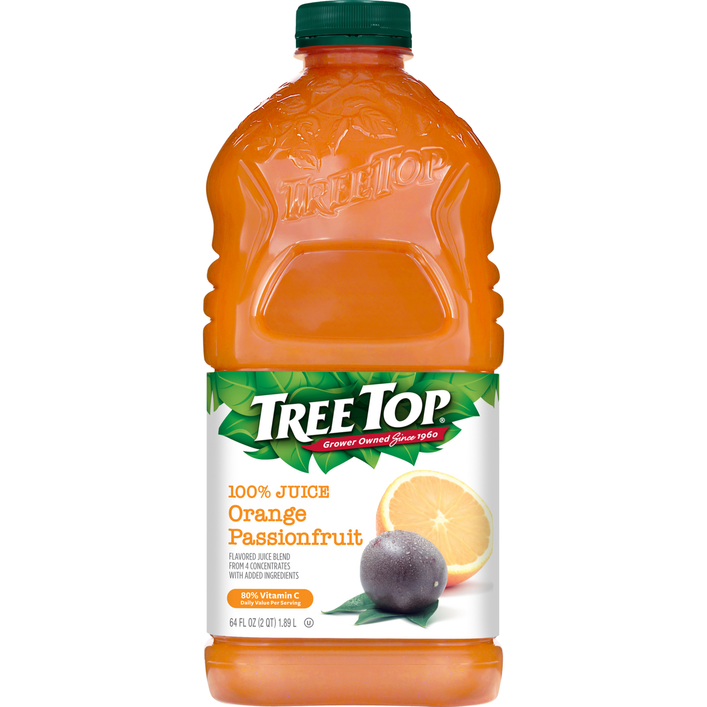 TREE TOP 100% JUICE ORANGE PASSIONFRUIT 64 OZ