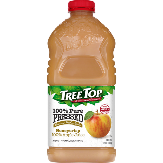 TREE TOP 100% PURE PRESSED HONEYCRISP APPLE JUICE 64 OZ