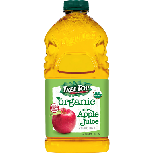 TREE TOP 100% ORGANIC APPLE JUICE 64 OZ