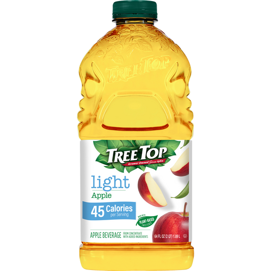 TREE TOP LIGHT APPLE BEVERAGE 64 OZ