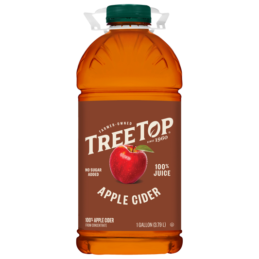 Tree Top Apple Cider, No sugar added, 100% Juice, 100% Apple Cider, 1 Gallon (3.79 L)