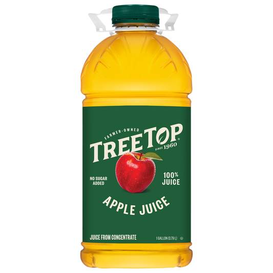 Tree Top Apple Juice, 100% Juice, No sugar added, Juice from concentrate, 1 gallon (3.79 L)