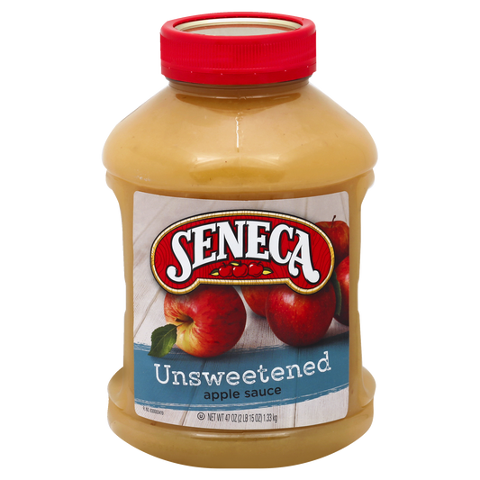 SENECA UNSWEETENED APPLE SAUCE JAR 47.0 OZ