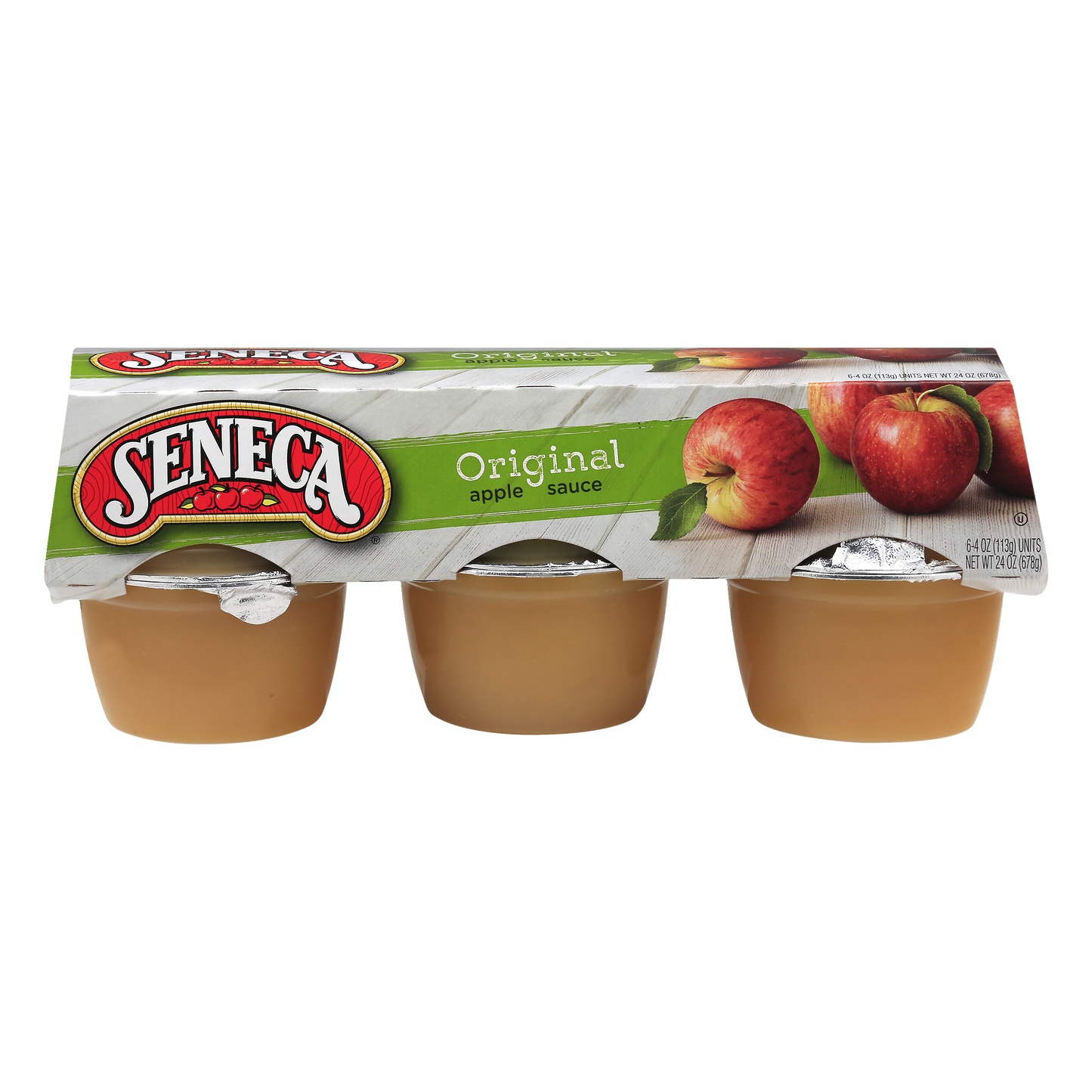 SENECA ORIGINAL APPLE SAUCE CUPS 4 OZ 6 PACK